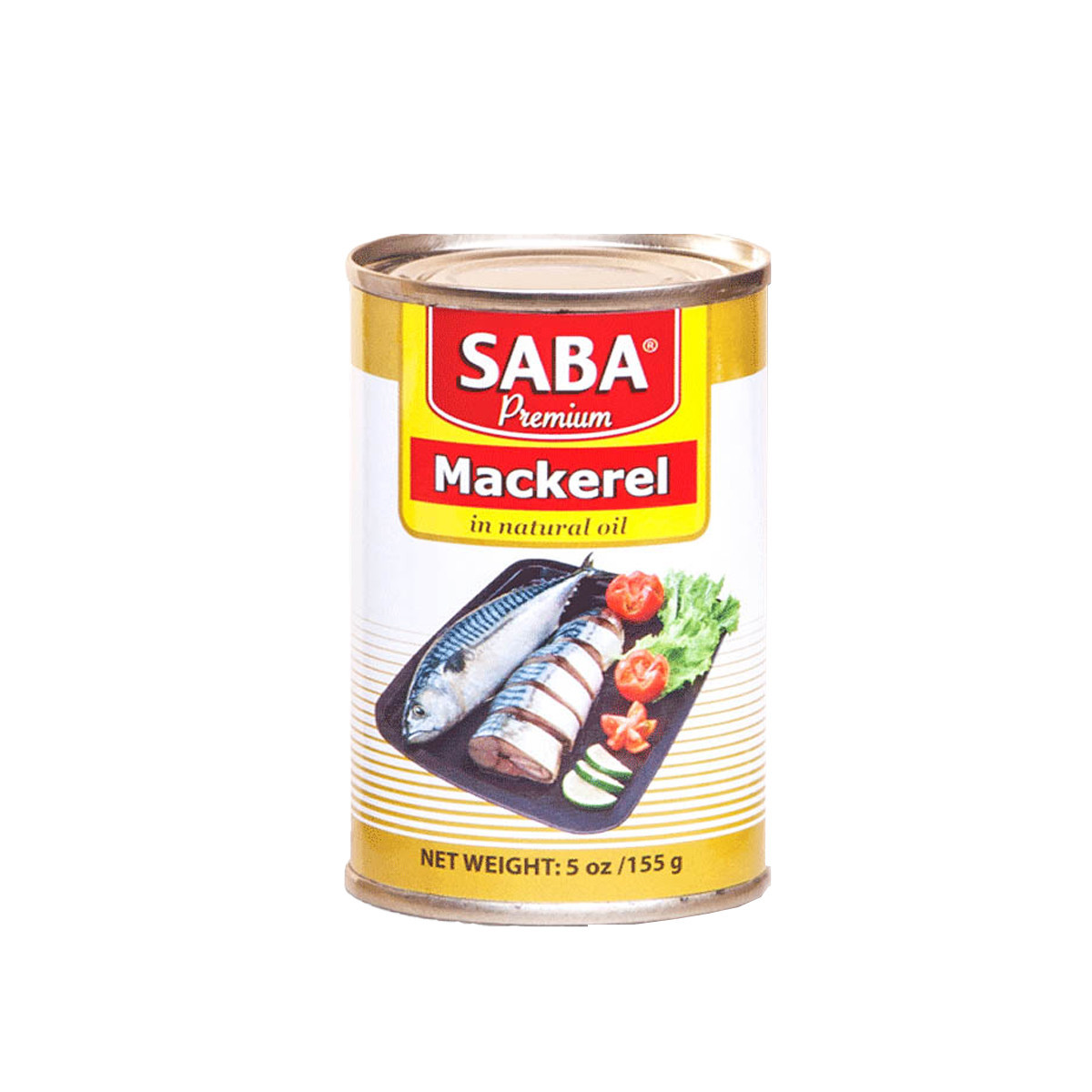 SABA PREMIUM MACKEREL IN NATURAL OIL-155GM