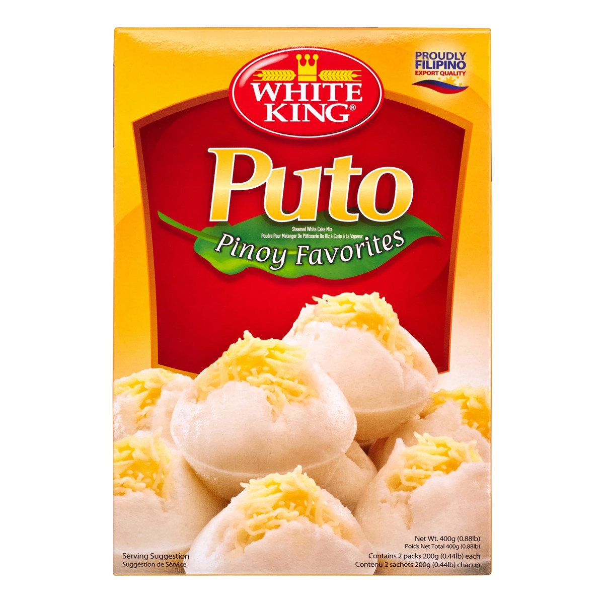 WHITE KING PUTO CAKE MIX-400GM