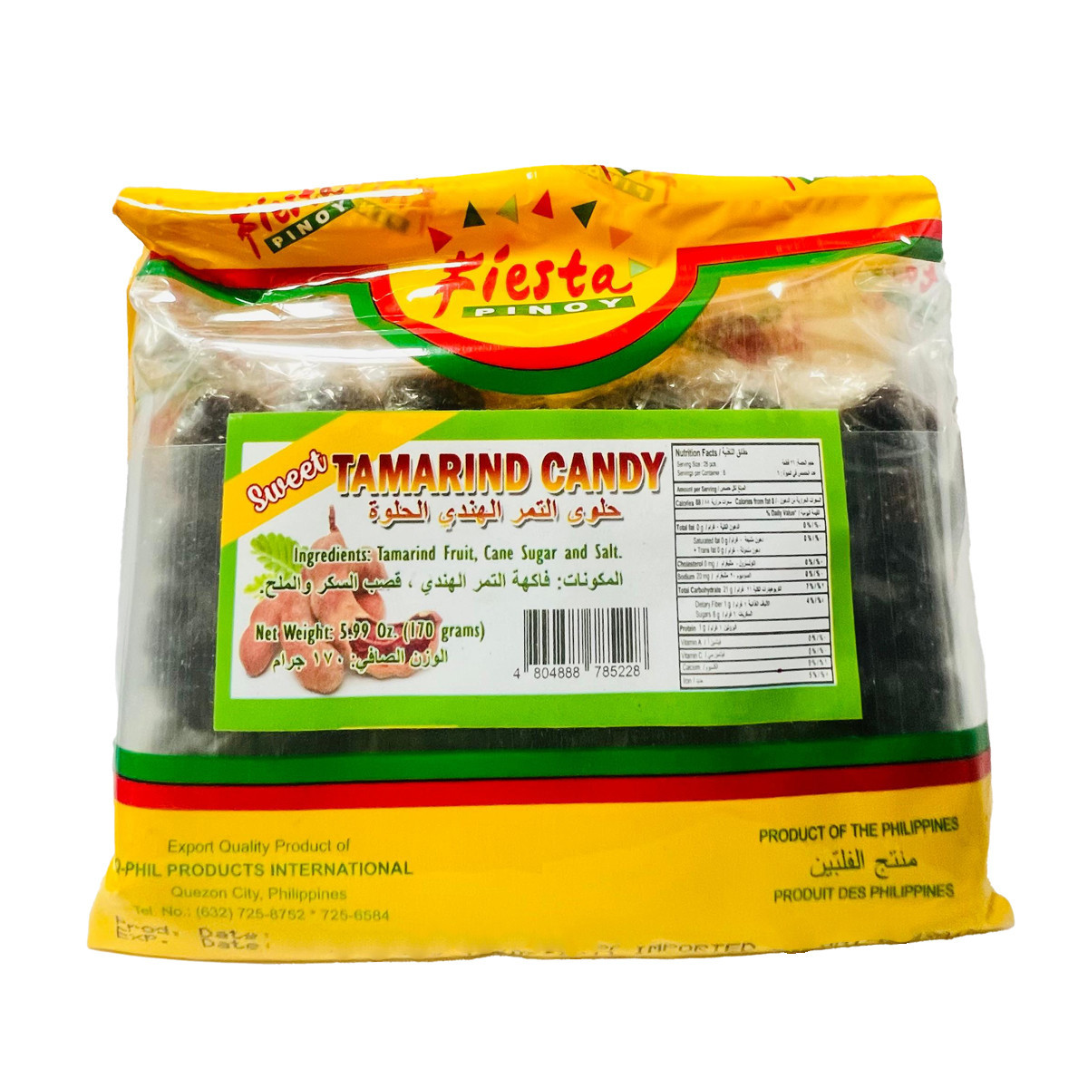 FIESTA PINOY SWEET TAMARIND CANDY-170GM