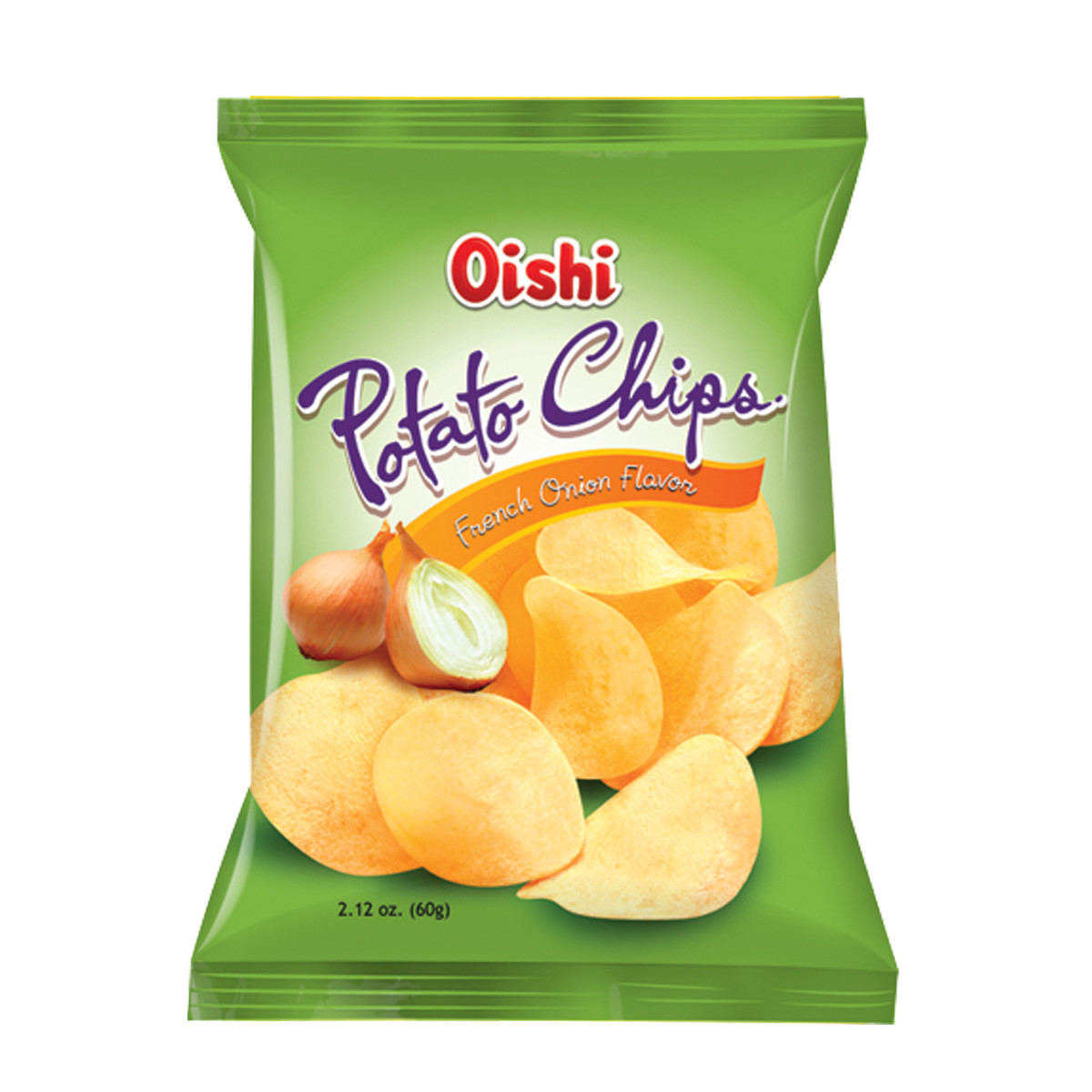 OISHI NATURAL POTATO FRENCH ONION-60GM