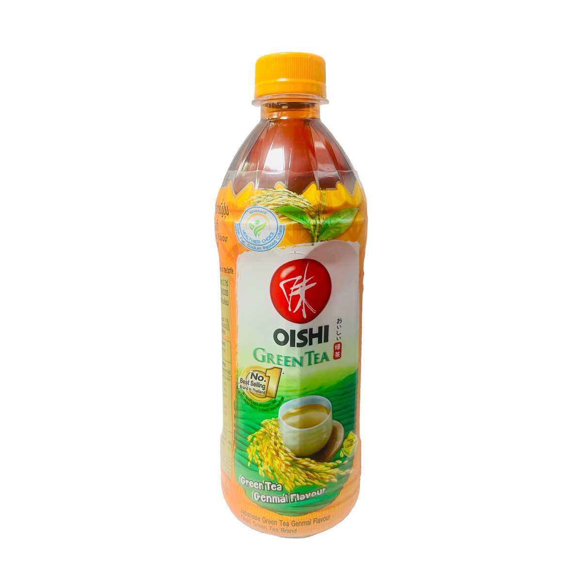 OISHI GREEN TEA GENMAI-500ML