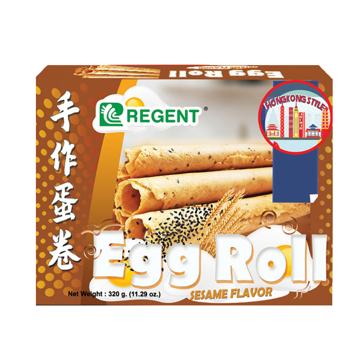 REGENT EGG ROLL SESAME FLAVOR-320GM