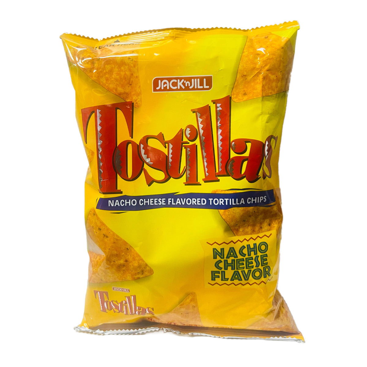 JACK N JILL TOSTILLAS NACHO CHEESE-72GM