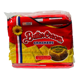 BUTTER CREAM CRACKER ENSAYMADA-10X25GM