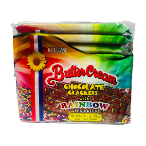 BUTTER CREAM RAINBOW SPRINKLES-10X25GM