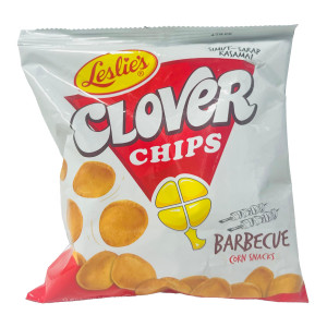 LESLIES CLOVER CHIPS BBQ-55GM