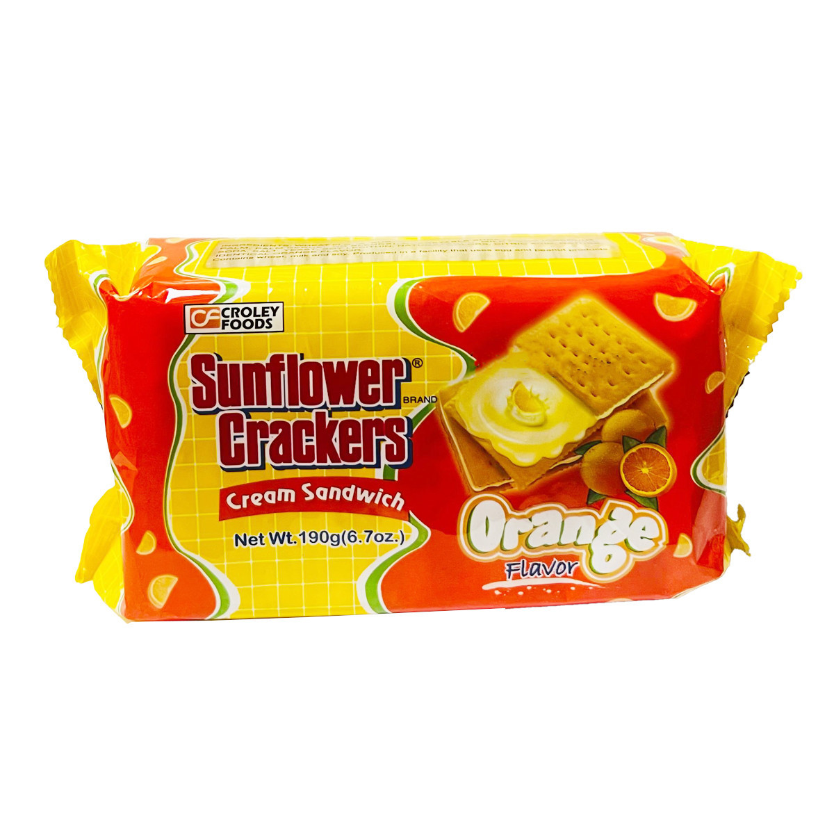 SUNFLOWER CRACKERS ORANGE-190GM