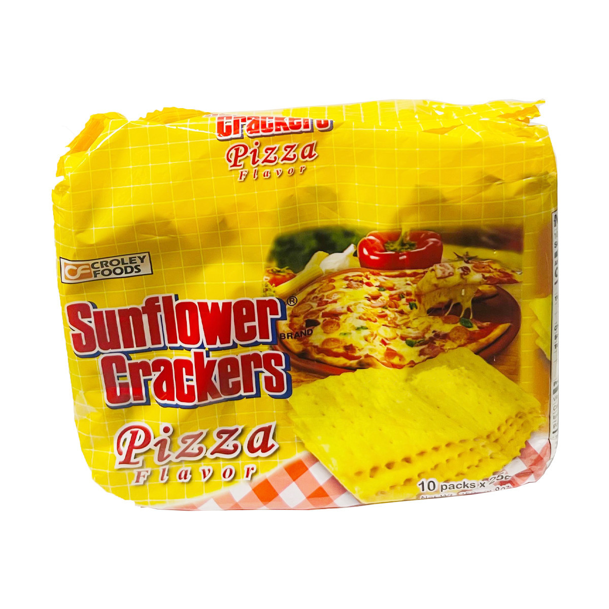 SUNFLOWER CRACKERS PIZZA-10X25GM